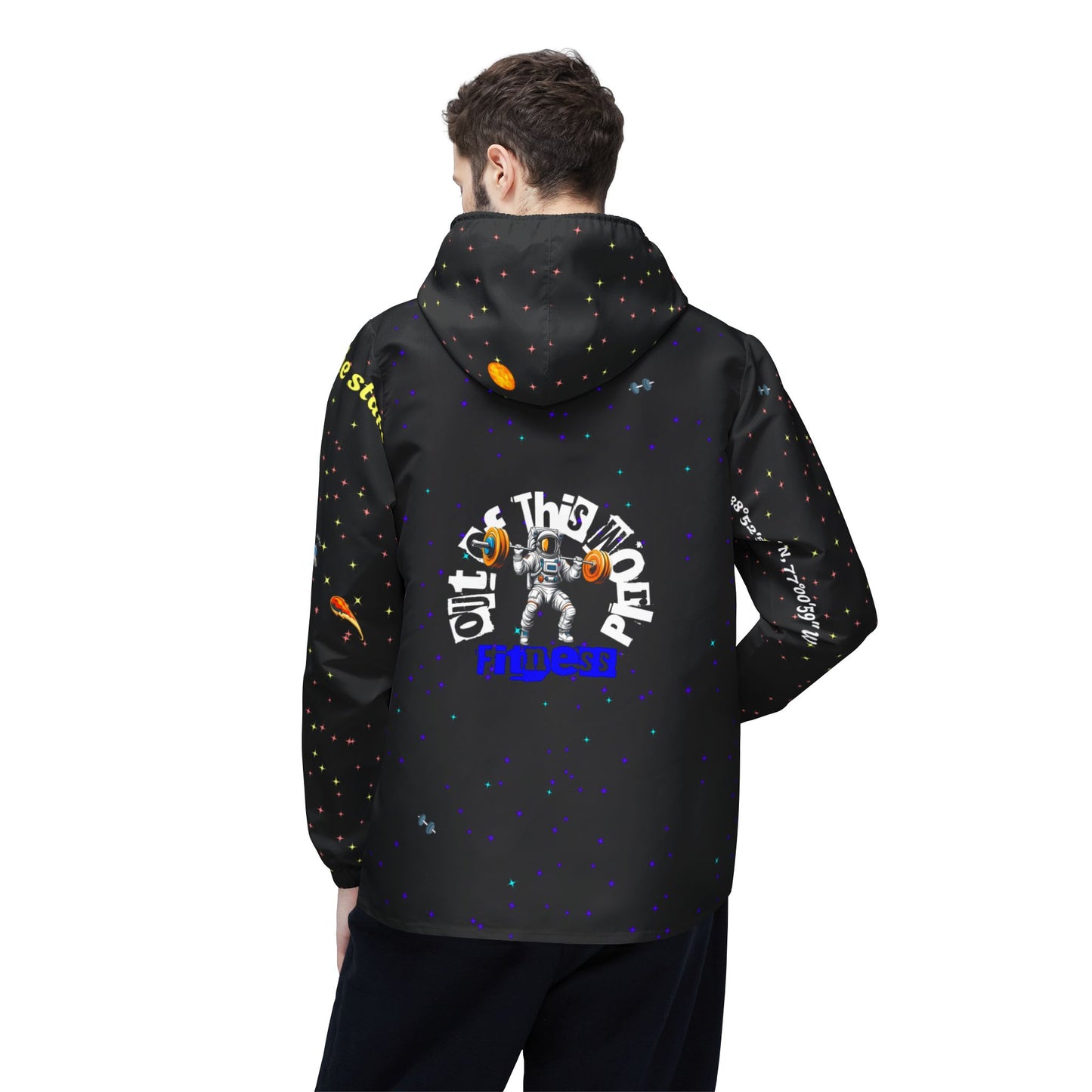 ++Space Collection Galaxy Windbreaker Jacket (Unisex) (Water resistant)++