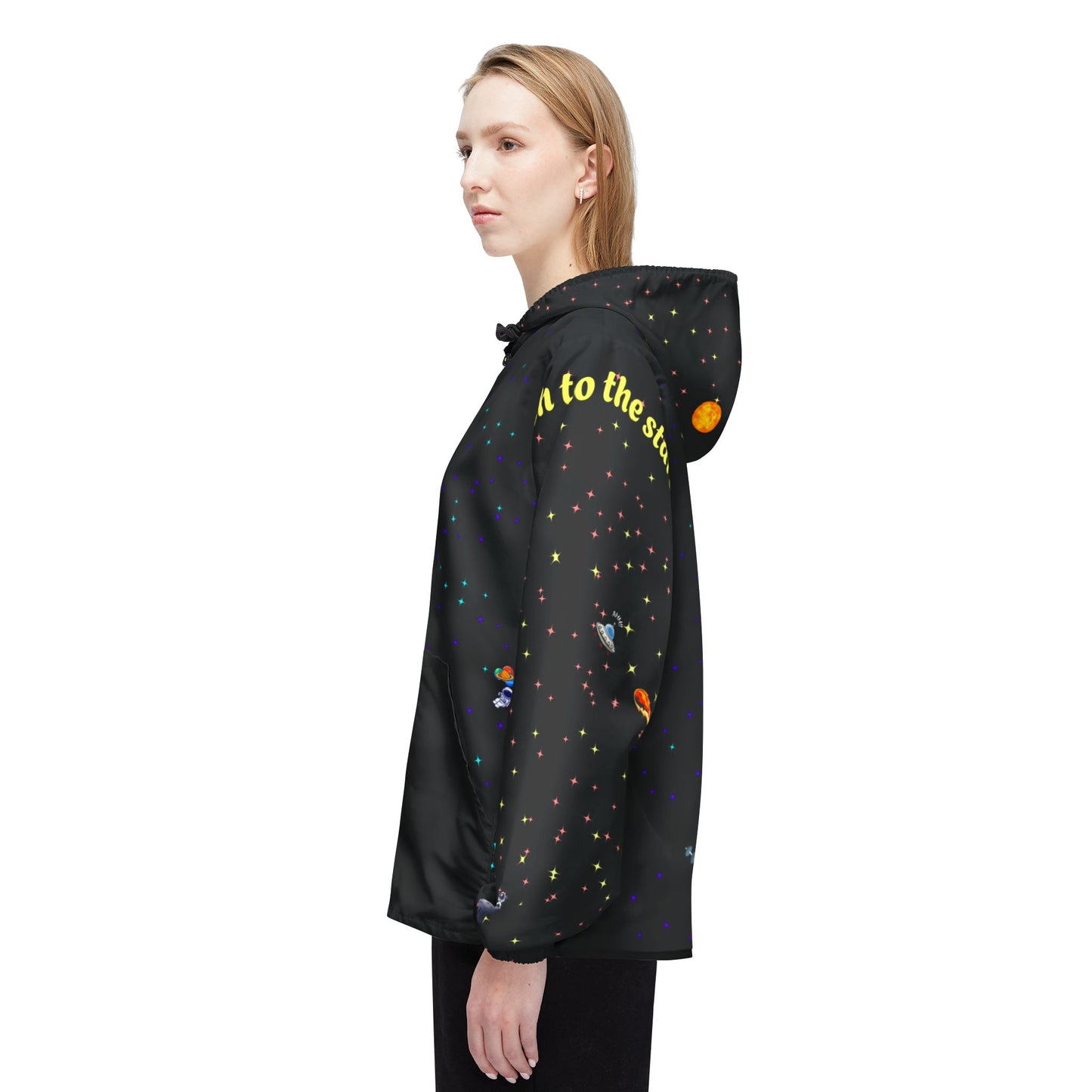 ++Space Collection Galaxy Windbreaker Jacket (Unisex) (Water resistant)++